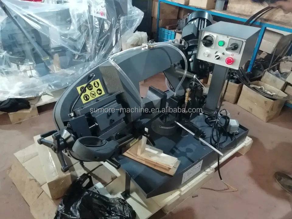 Горизонтальная металлическая ленточная пила BS270FH, 1,5 кВт