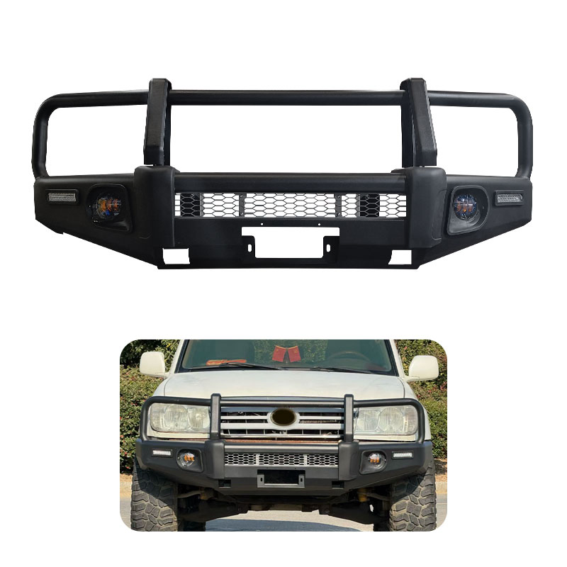 Steel Bull Bar Front Bumper for Toyota Land Cruiser LC100 LC120 LC76