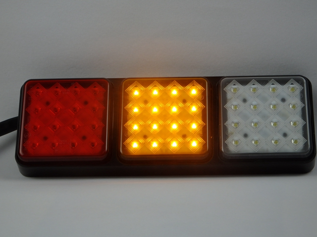 E-MARK Adr LED Truck Light Trailer Tail Stop Turn Lights for Universal Car
