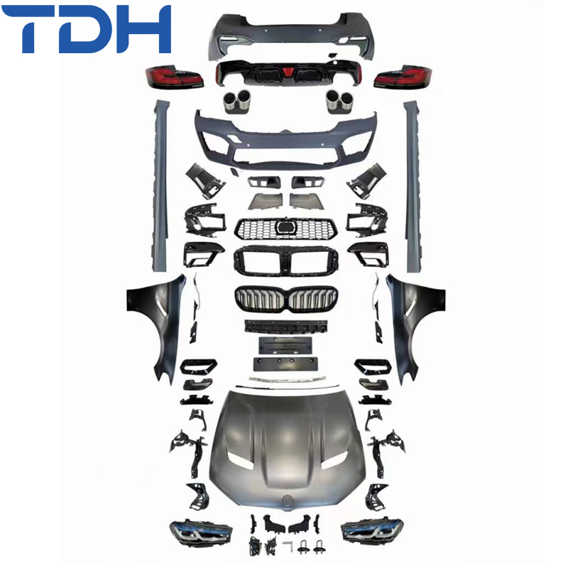 High Quality PP Bumper Suitable for BMW 5 Series F10/F18 Modified to G30 G38 Lci M5 Front Bumper Rear Bumper with CS Hood