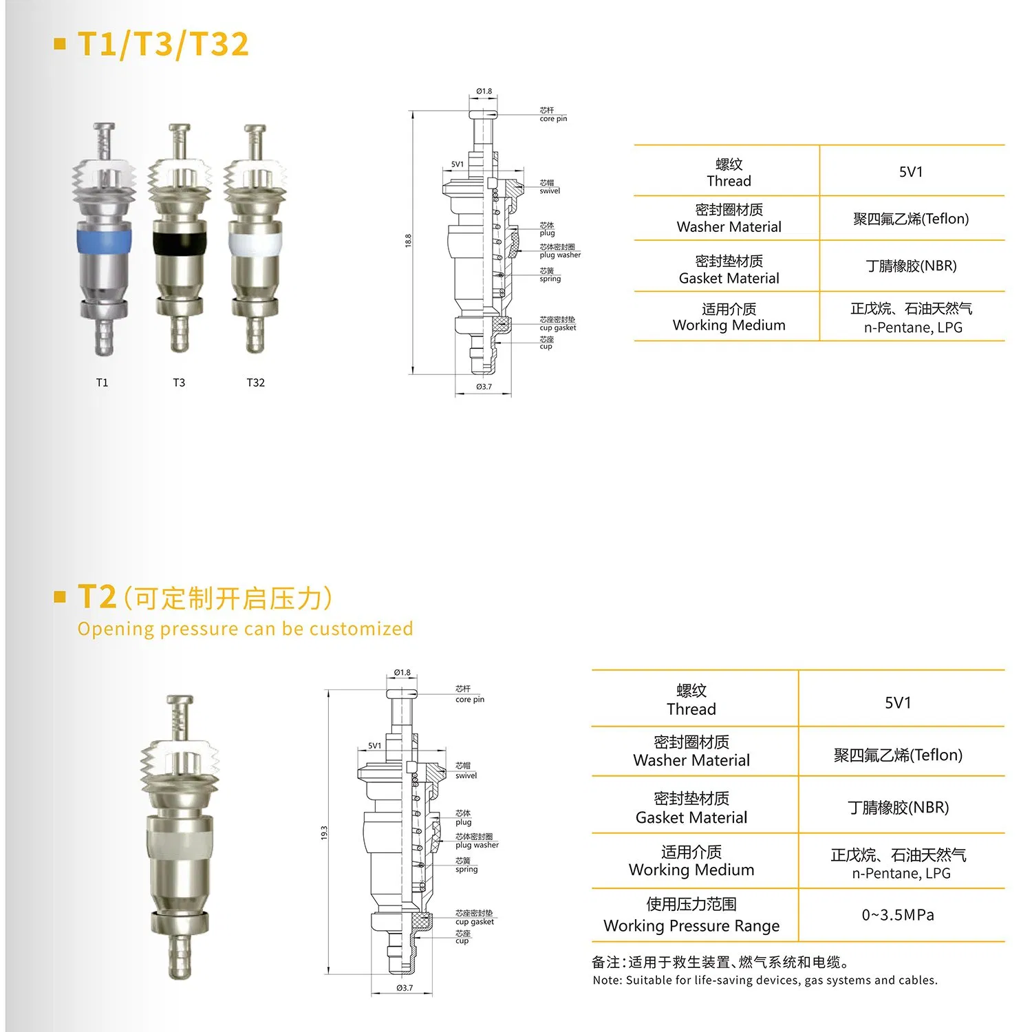 Клапан ниппель автомобильный Fast Air Flow Rate, латунь