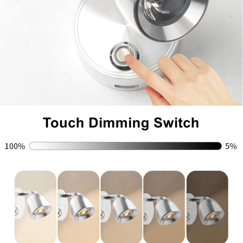 USB светодиодный светильник для автофургона с диммером 12В/24В