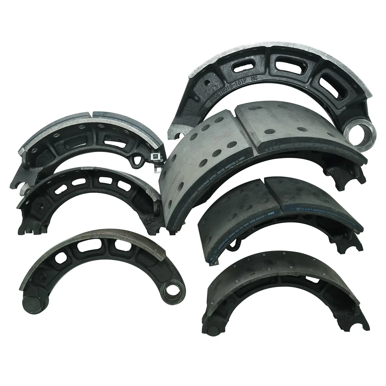 Factory OEM Supplier Brake Shoes for Mercedes Benz Truck Spare Parts Axle Parts 220 Width for Sale