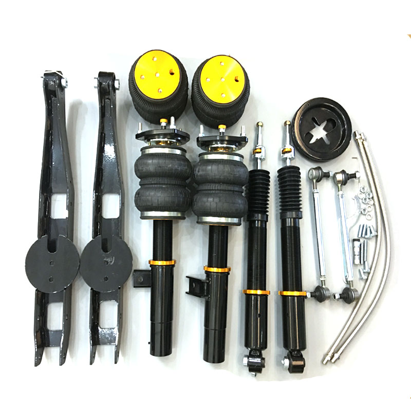 Force Damping Adjustable 32 Ways Coilover Adjusting Rubber Air Suspension for Golf 6