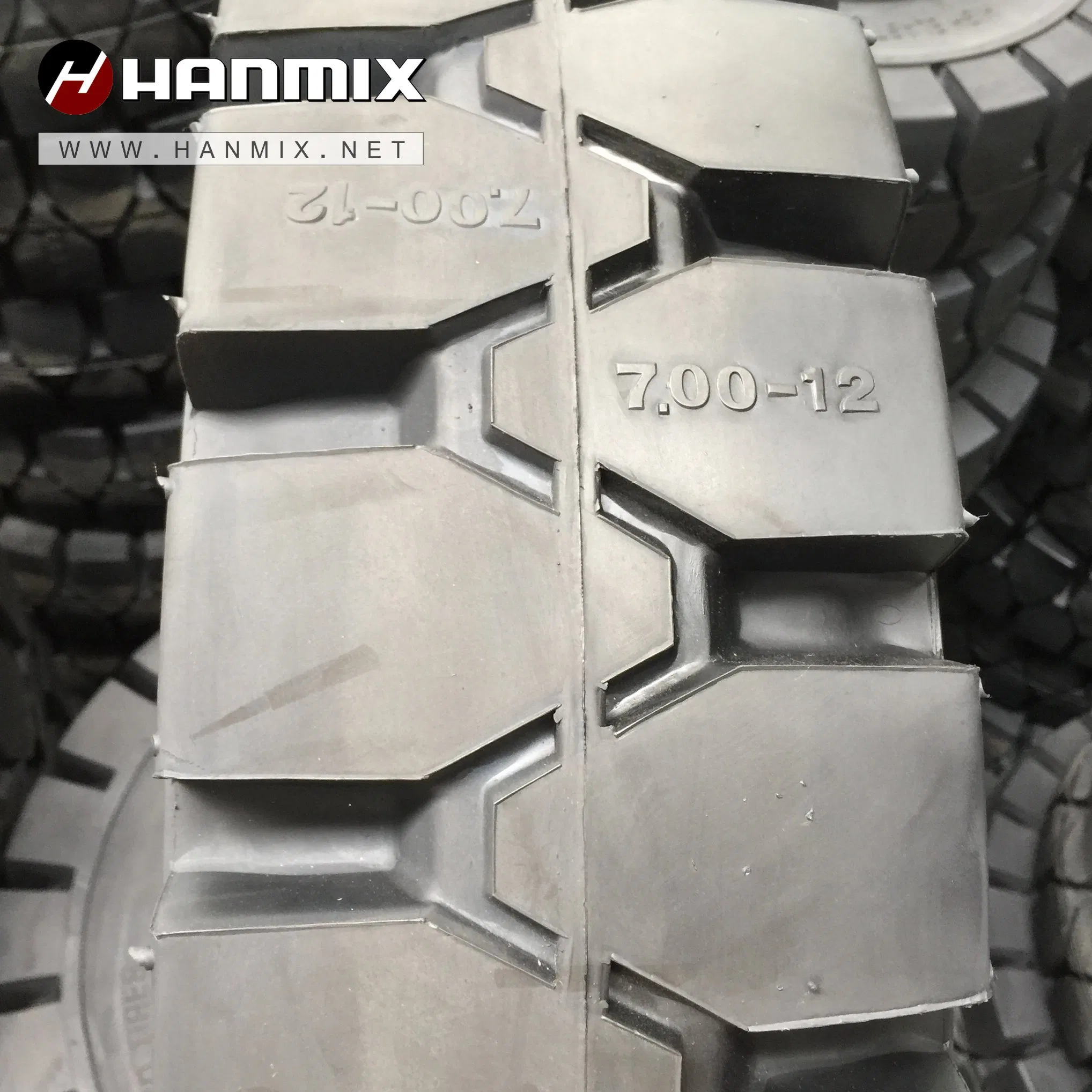 Hanmix RF-222 Forklift Solid Industrial Tires with High Quality 6.50-10 7.00-12 7.50-16