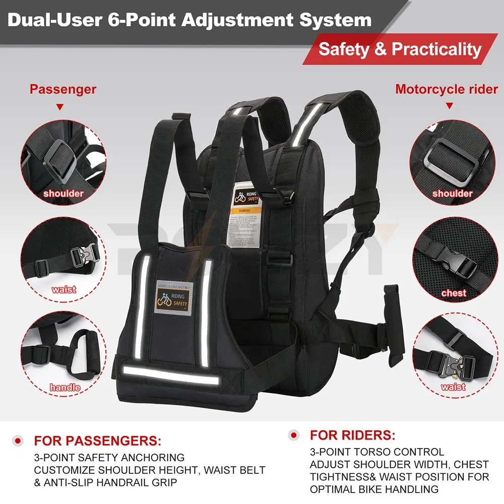 Premium Secure Motorcycle Harness for Safe Riding Adventures