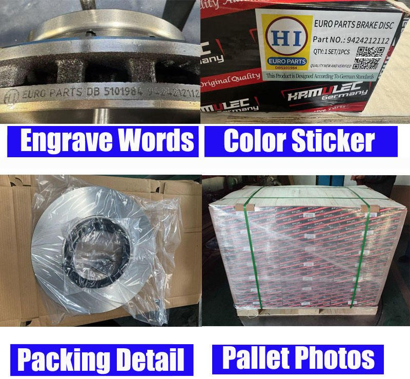 Heavy Duty Bus Semi Trailer Truck Brake Pad for Iveco 29123