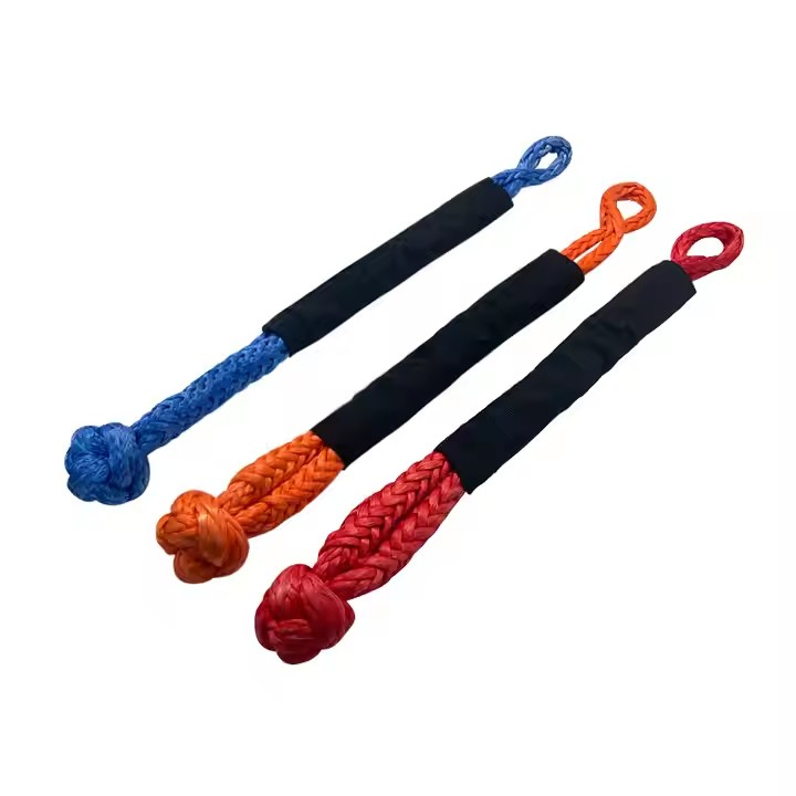 Customized Logo 4WD Recovery Synthetic Soft Shackle Strap Rope Shackle for Car Towing Recovery Kit