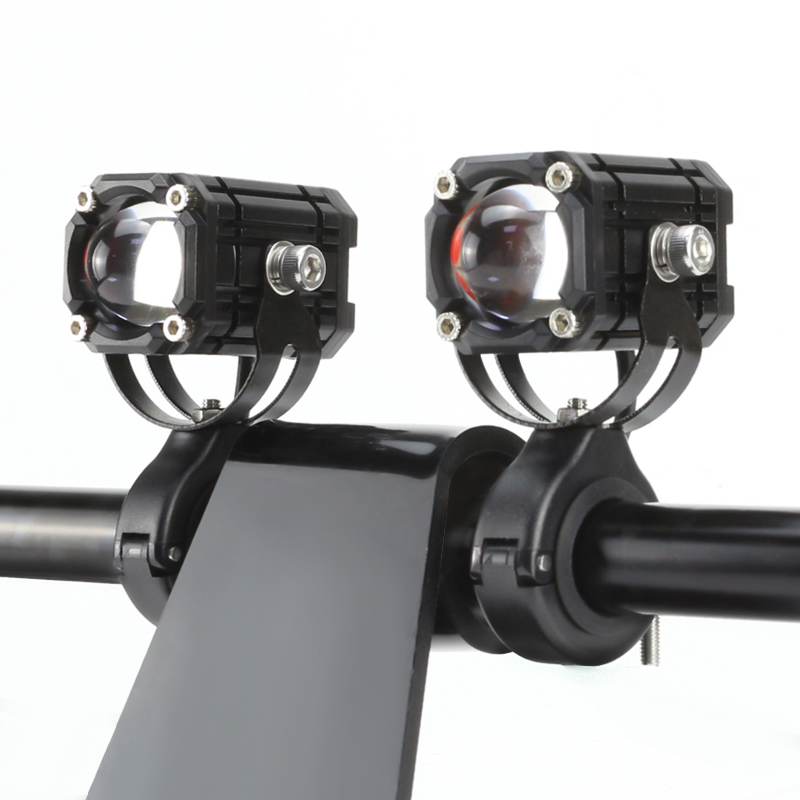 Versatile Nei M12 LED Motorcycle Light with 20W, Red Demon, White & Yellow Strobe, Blue Tail Light