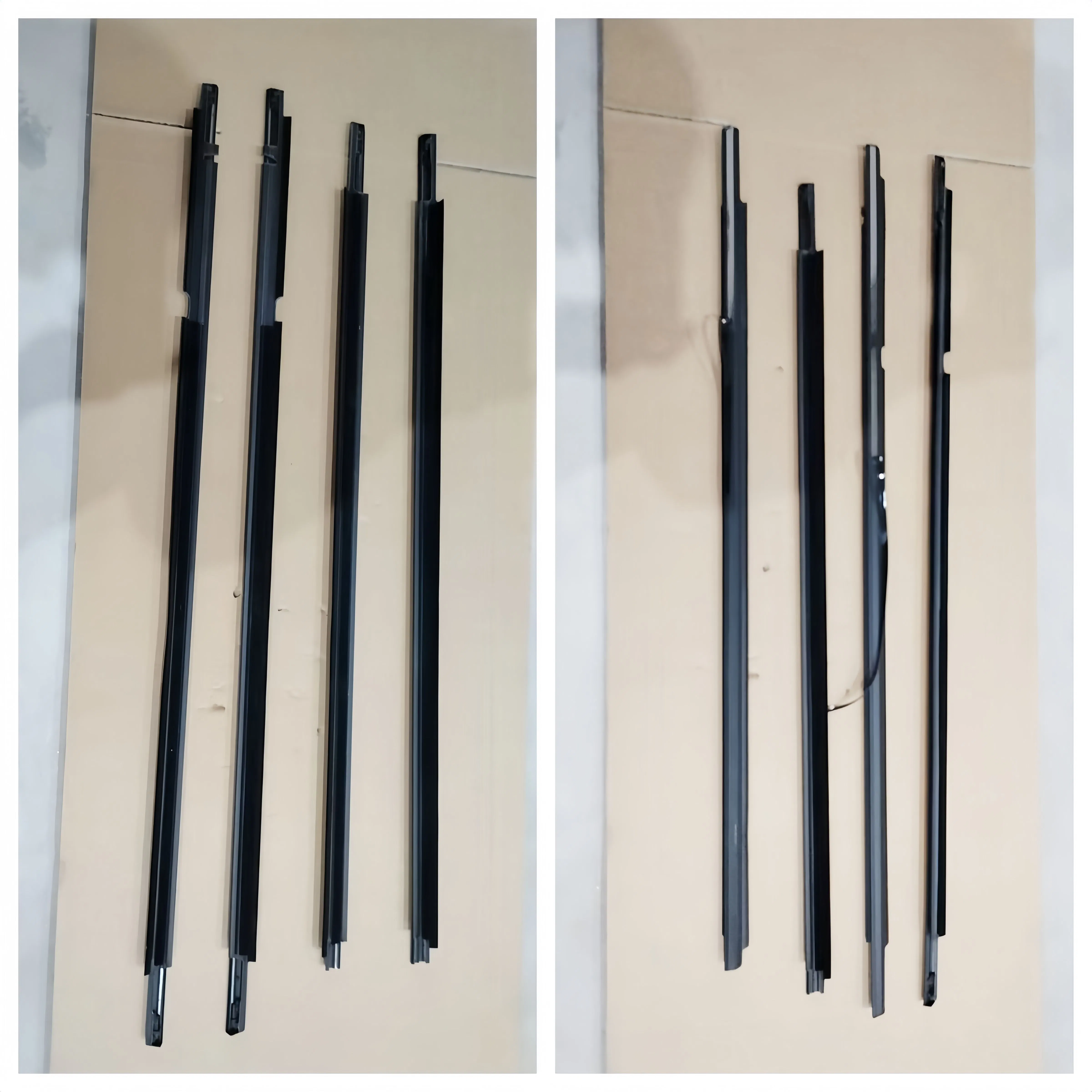 Fit for Toyota Corolla 2003-2008 Door Outside Window Weatherstrip Seal Belt Outer Protector Auto Car Accessories 4PCS