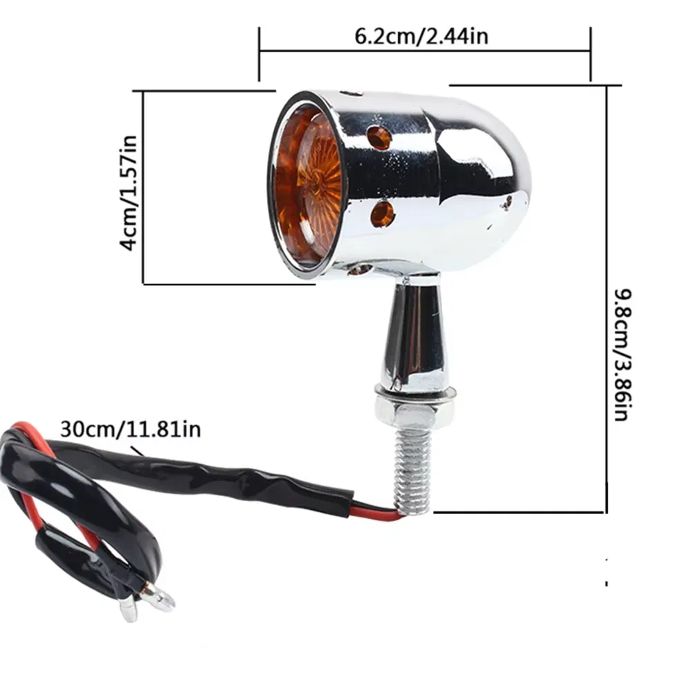 Поворотники Cafe Racer для мотоциклов Harley, Yamaha, Suzuki