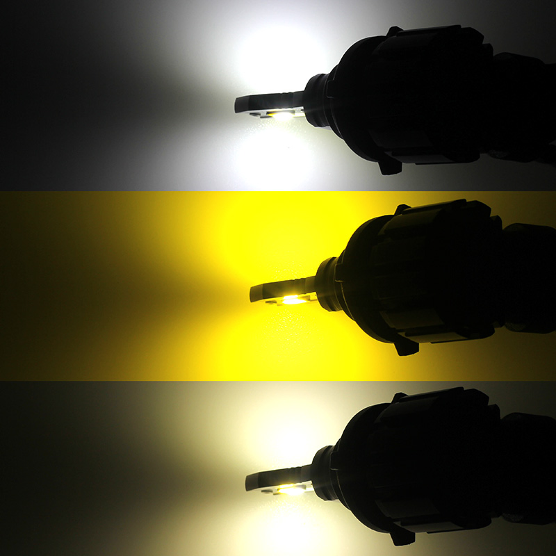 Трехцветная светодиодная лампа противотуманная H11 9005 9006