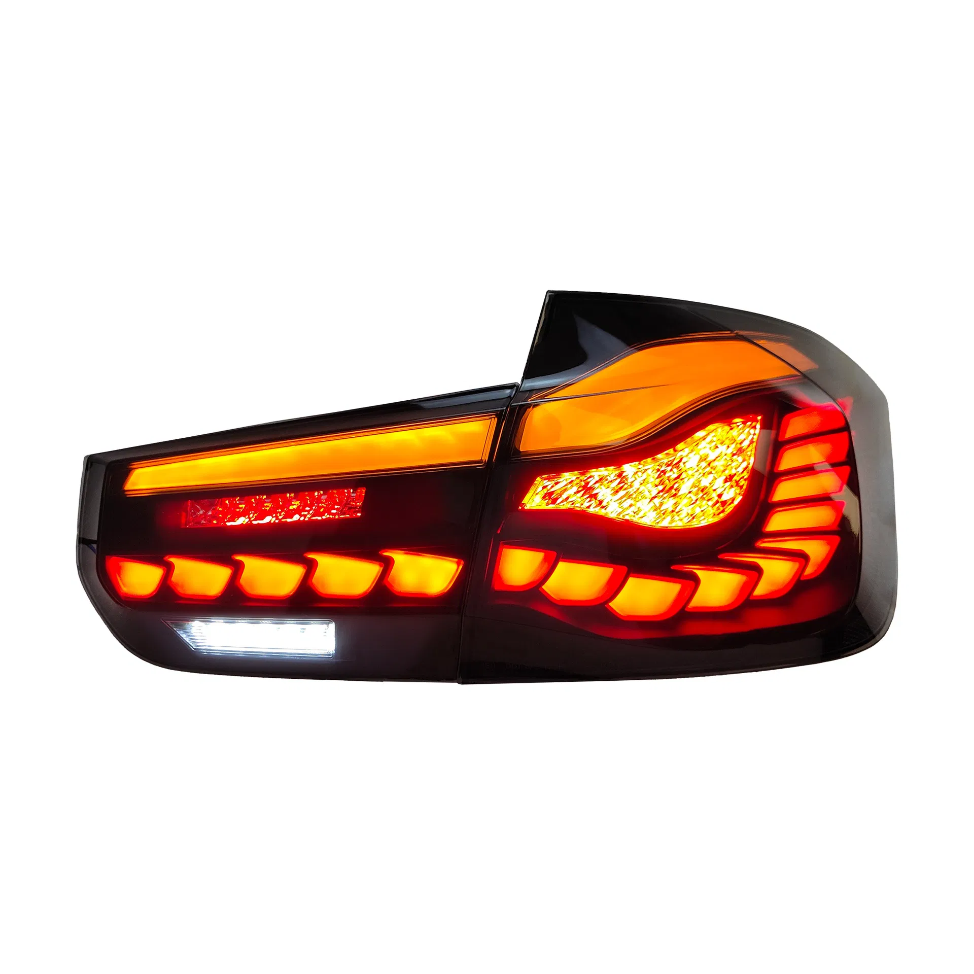 for BMW 3 Series F30/F35 Tail Light Assembly 320 328 Modified Dragon Scale LED Flowing Water Turn Signal 12-19