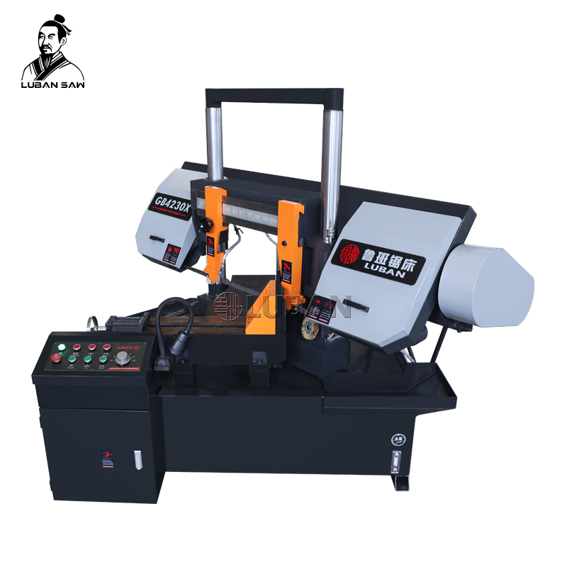 Lubansaw Metal Band Saw Industrial 45 Degree Angle, 300-500mm Round Cutting
