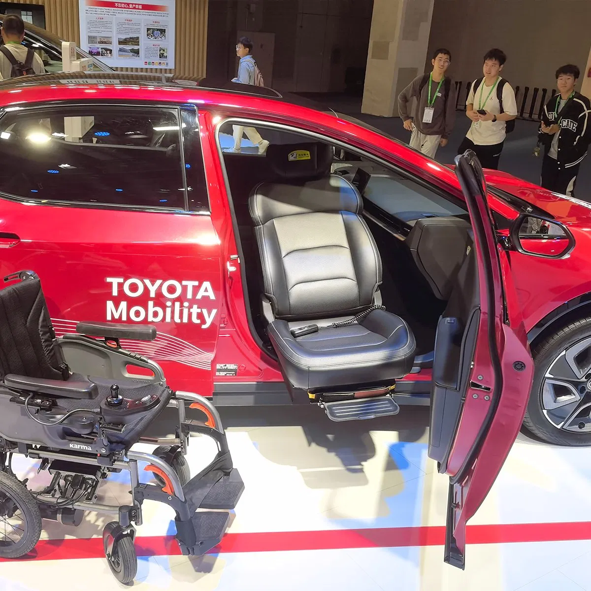 Programmable Turning Car Seat for Disabled Passenger