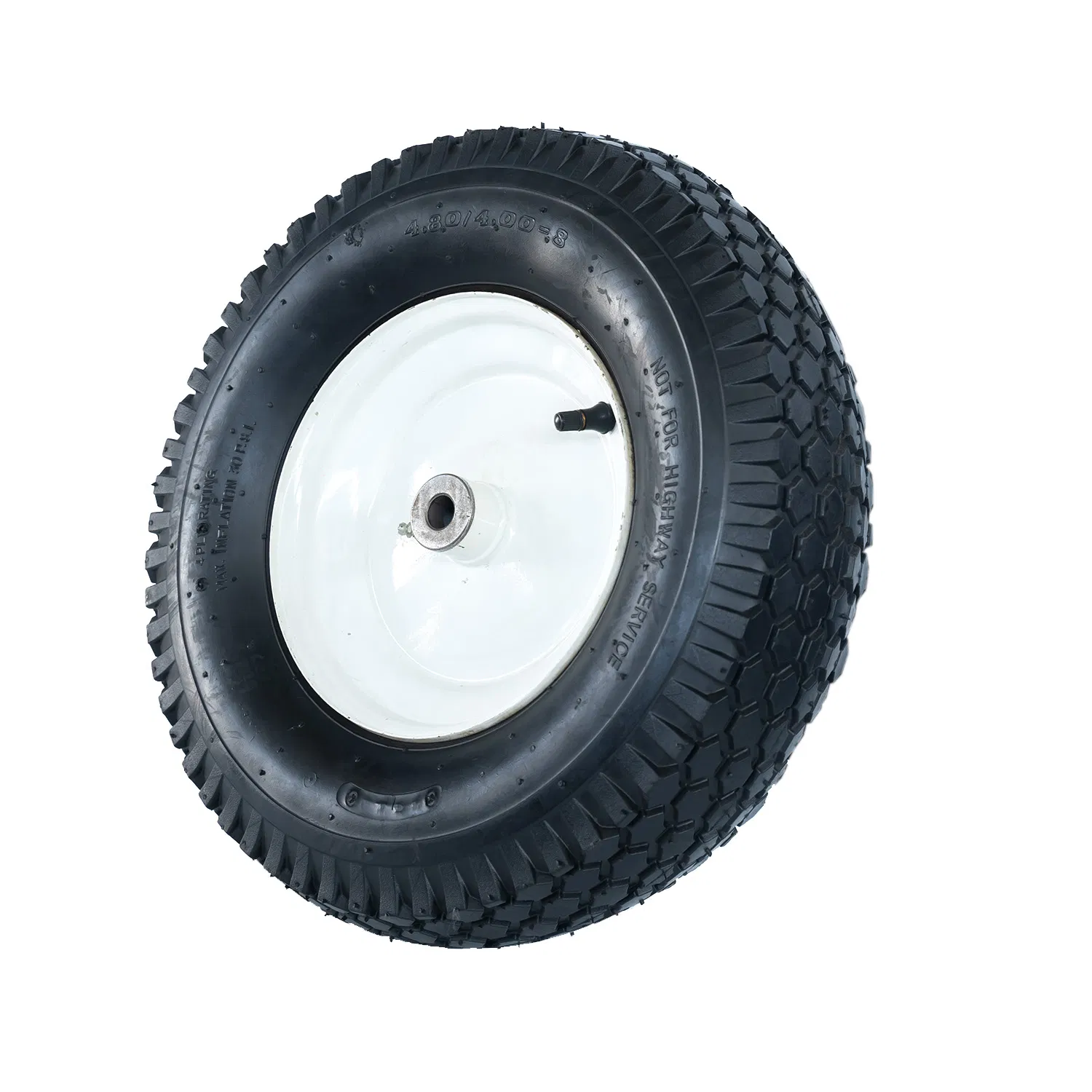Wheel 4.80/4.00-8 for Wheelbarrow Trolley Cart Pneumatic Inflatable Rubber Tire