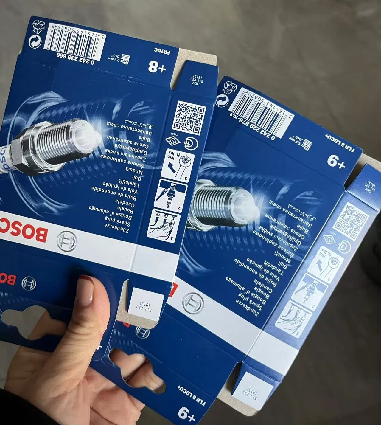 Свечи зажигания Bosch Platinum FR7DC +8 +9 +42