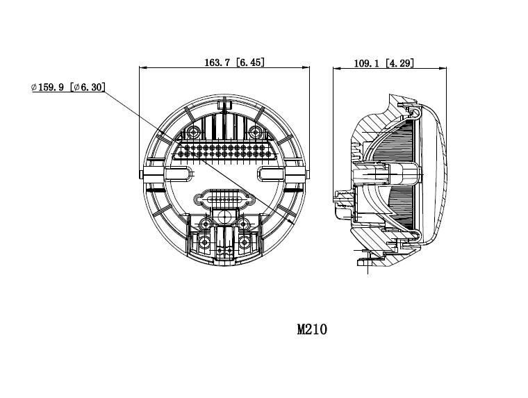 Hot Sale Motorcycle Front High /Low Beam Lamps Lm-210