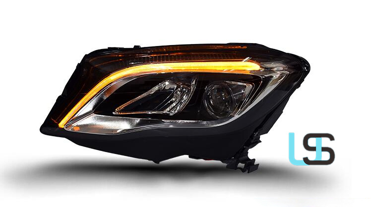 Передняя противотуманная фара с поворотником LED для Mercedes-Benz GLA 2015-2019