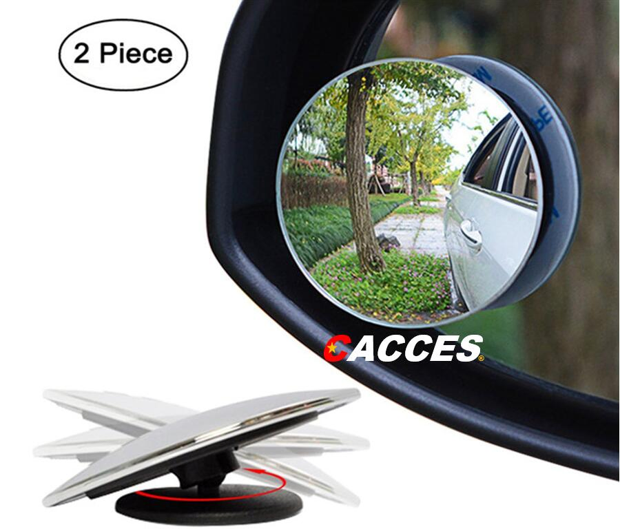 Factory Wholesale a Pair of Small Round Mirrors 360 Degree Super Clear Blind Spot Mirror for Cars Rear View Mirror Car Safety Item Popular Car Accessories