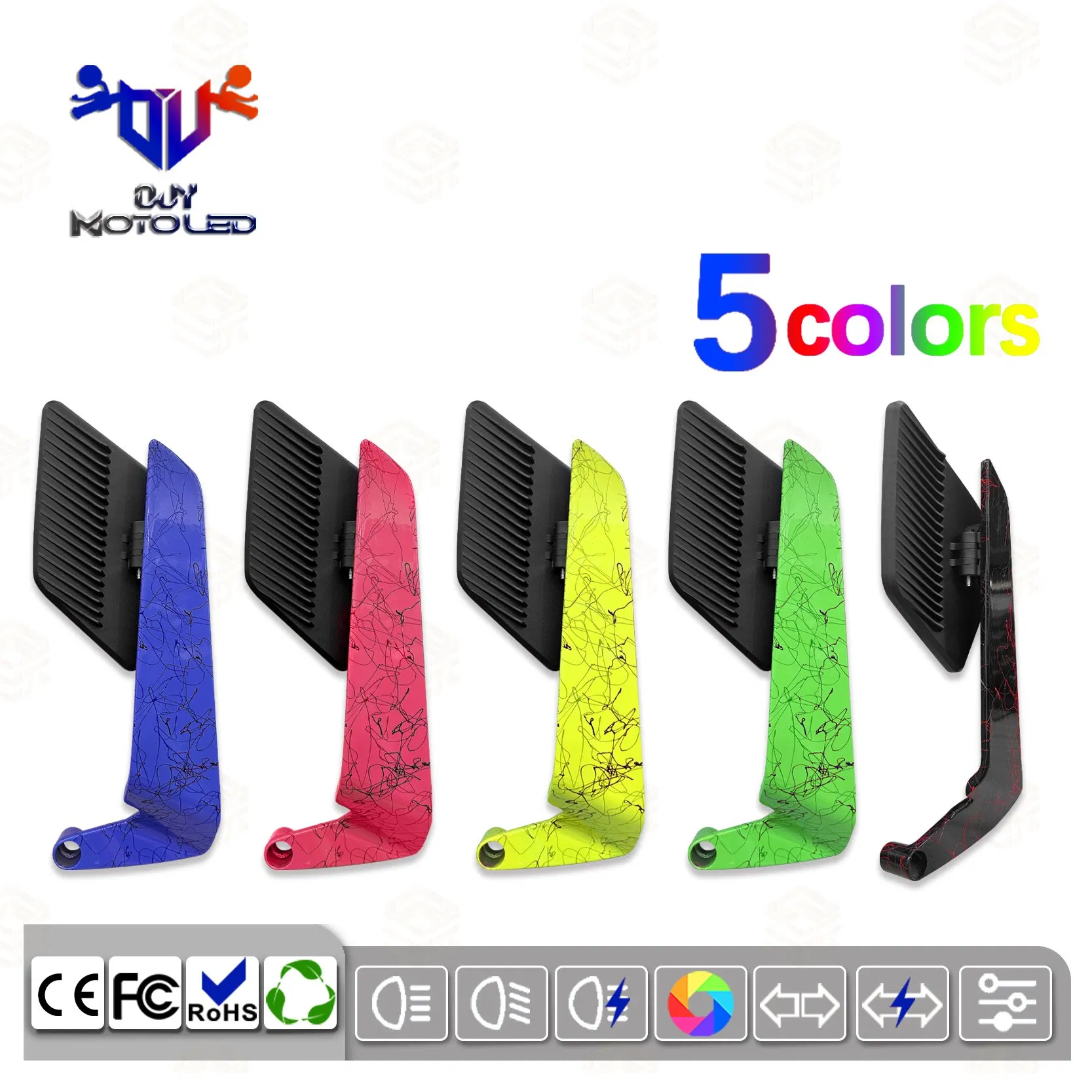 Ouy Moto Reflective Motorcycle Gear - Premium 20set Reflector Pack