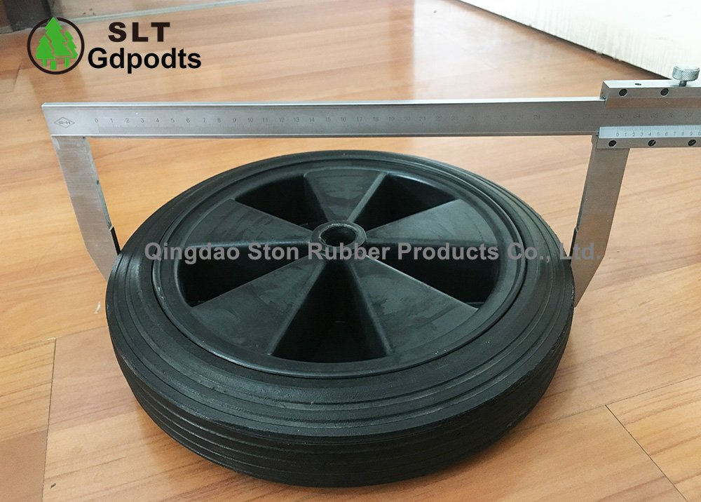 Колесо 13x3 дюймов для тачки, цельнолитая резина