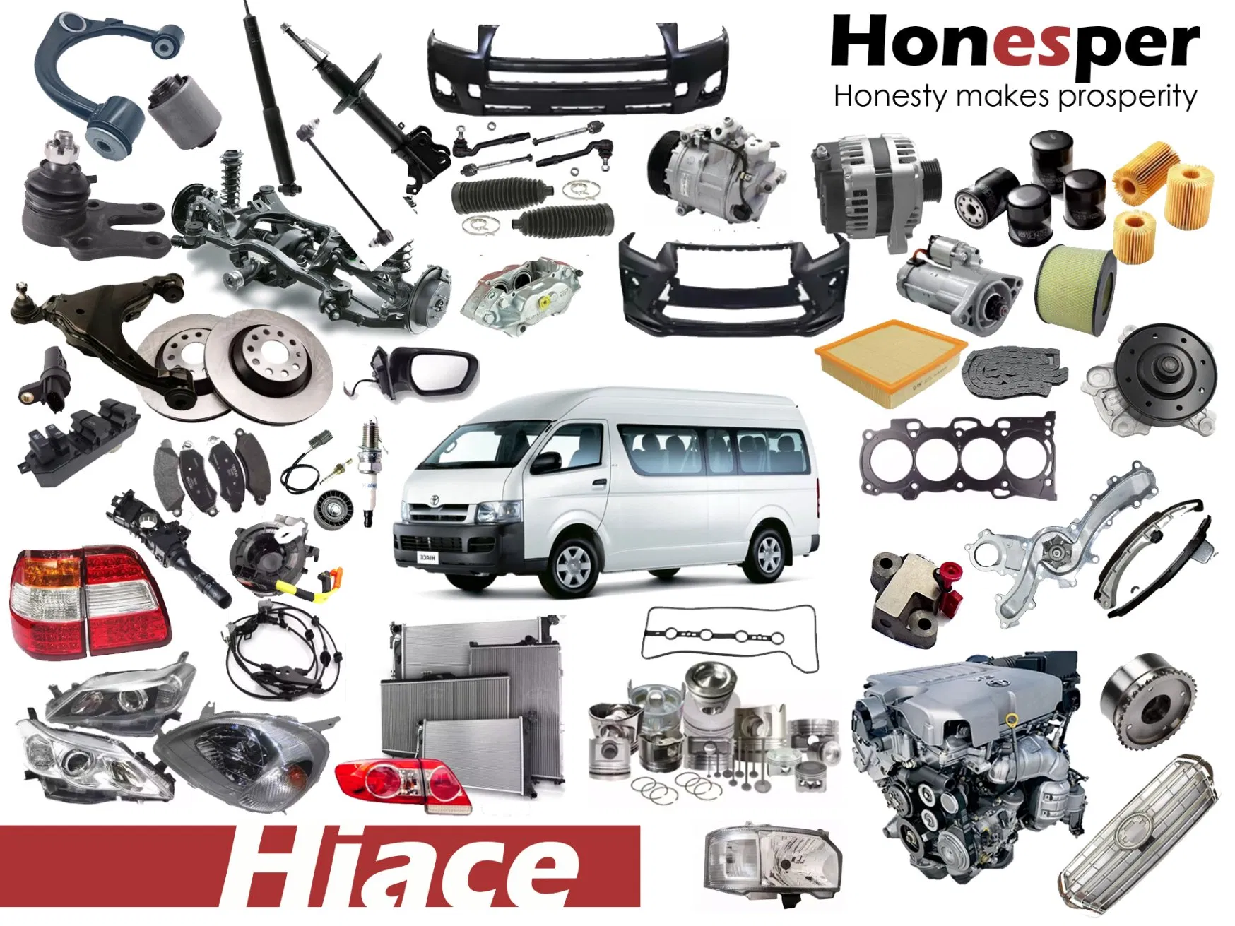 Стартер двигателя 12V для Toyota Hiace 2019-2025 (28100-11200)