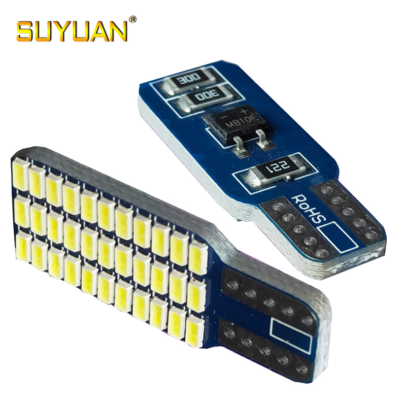 Светодиодная лампа T10 W5W 194 168 для авто, белая