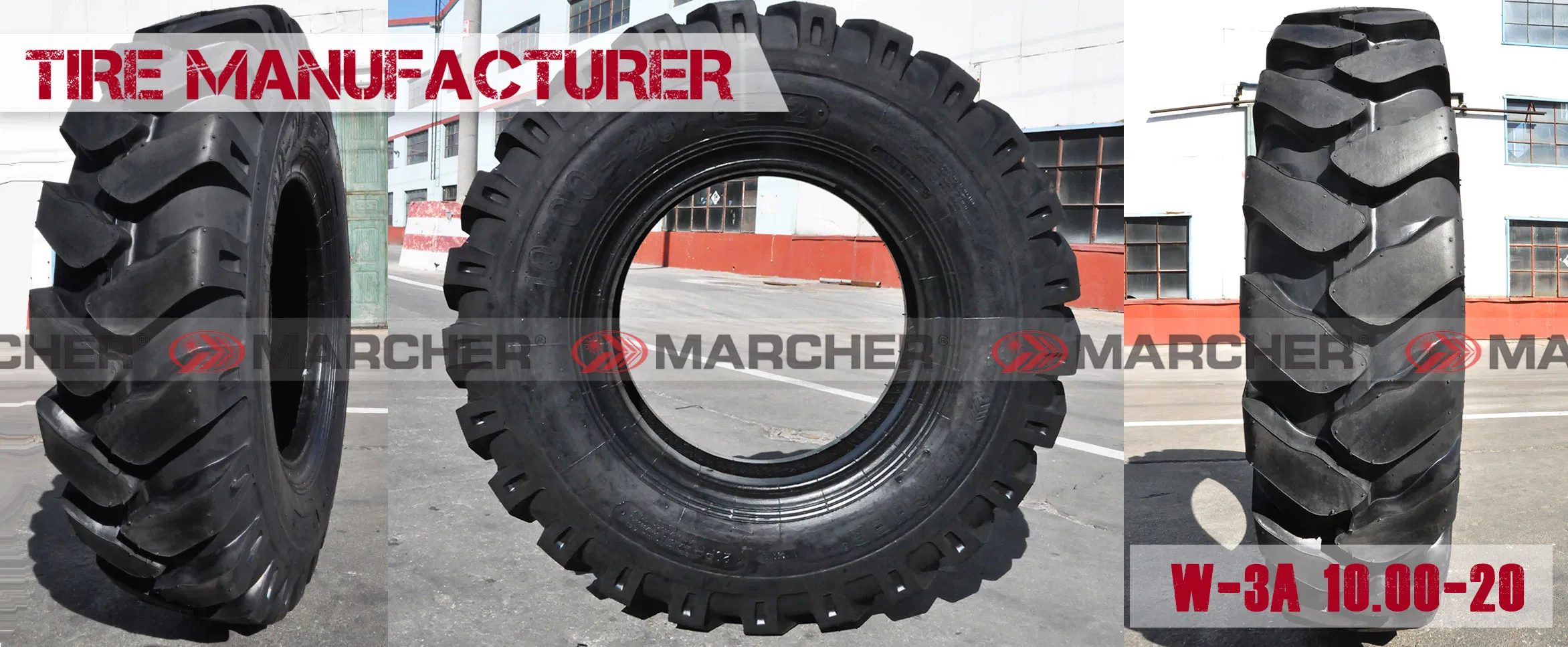 High-Quality Qizhou Rubber Excavator Tyres 11.00-20 for Enhanced Performance with Dual Pattern Options