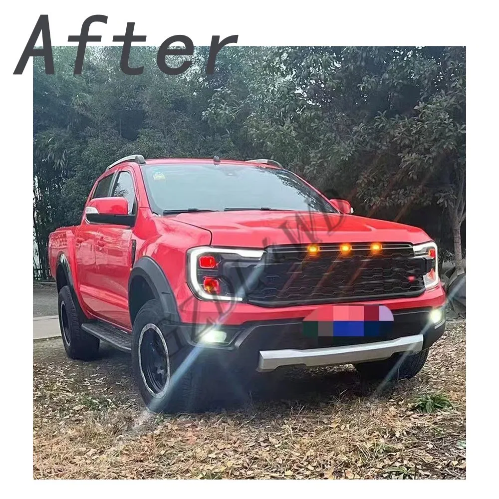 Complete Full Set Facelift Body Kit for Ranger T6 T7 T8 Upgrade to 2023 T9 Net Gen Ranger Raptor