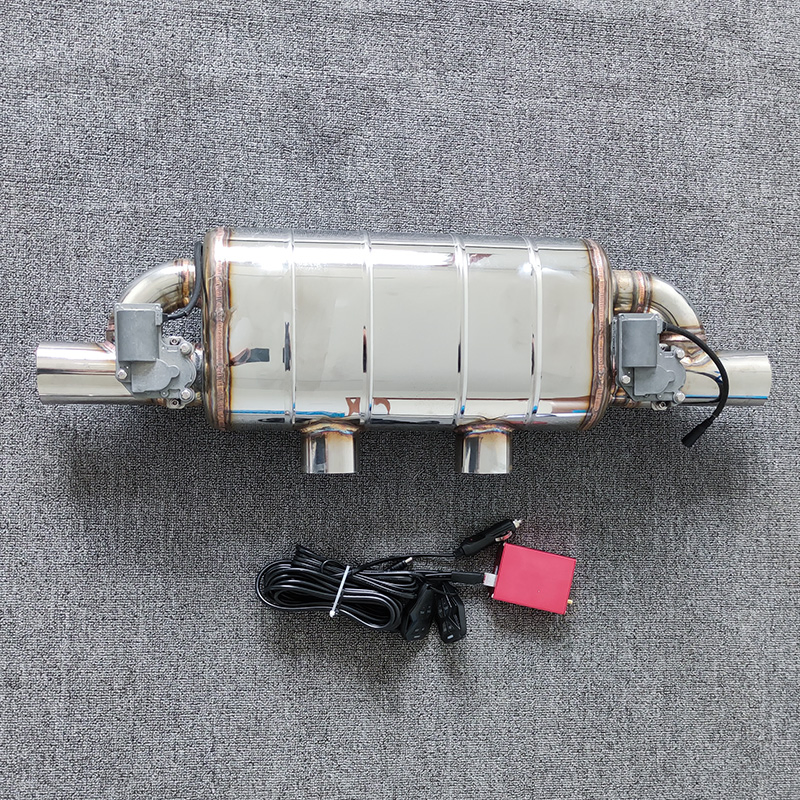 Глушитель выхлопа с пневмоклапаном для тюнинга авто