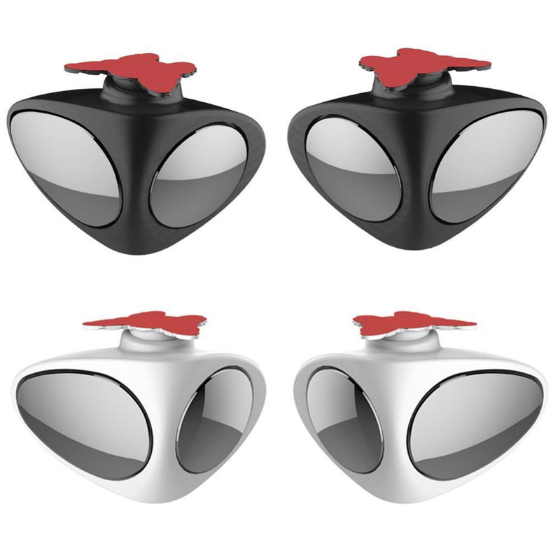 Car Blind Spot 360 Rotation Adjustable Convex Rear View Mirror