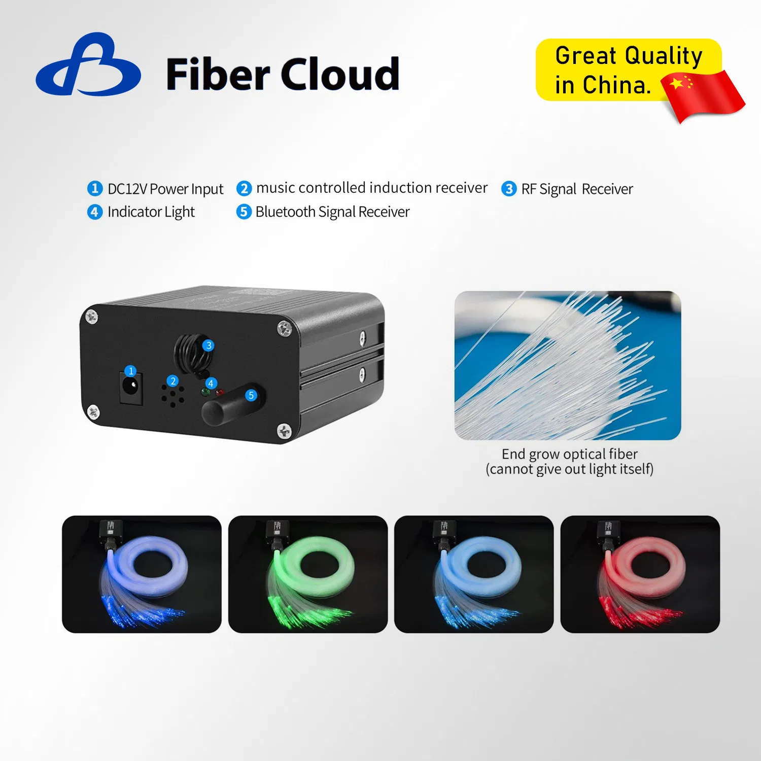 Светильник оптоволоконный Car Meteor Starry Sky с пультом