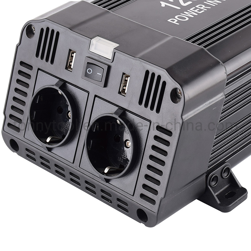 Инвертор 12В в 120В 600Вт для автомобиля