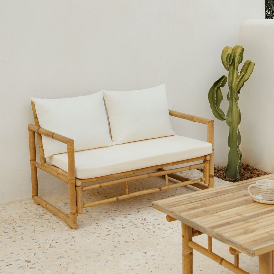 Premium Quality Natural Bamboo Furniture Set: Sofa, Armchair, Couch, and Table for Export