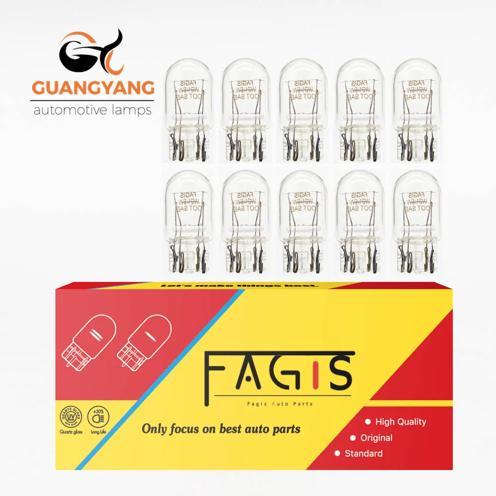 Лампа газовая T20 12V 21/5W 7443 для стоп-сигнала