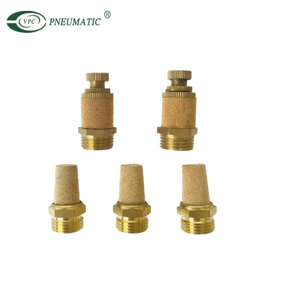 Пневматический глушитель из латуни