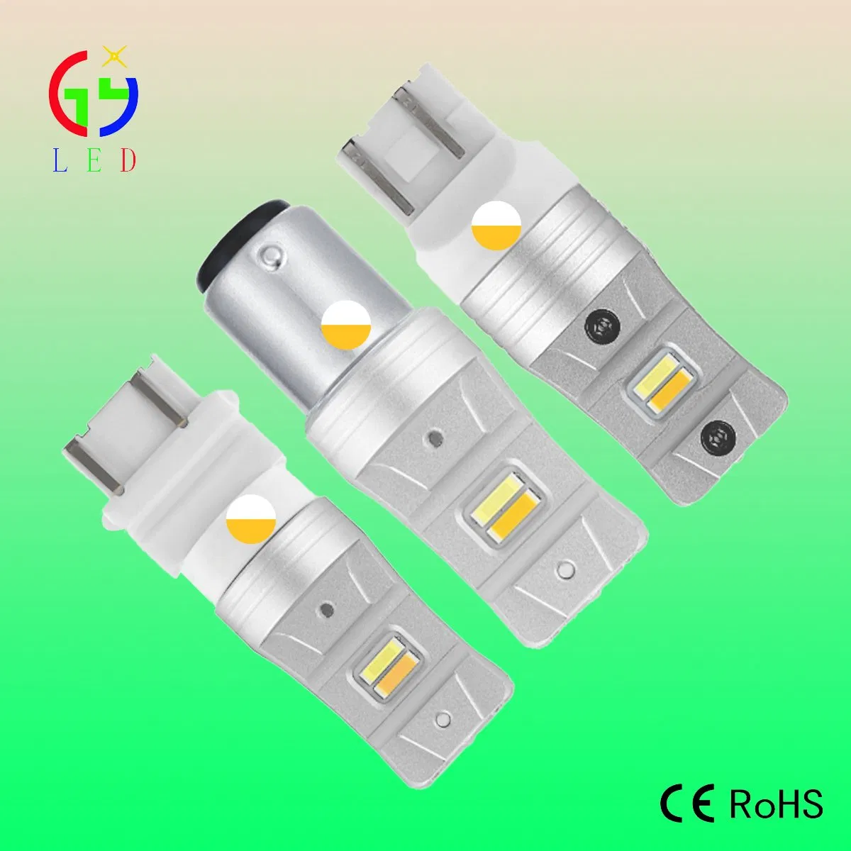 LED лампа CSP 1860 SMD Dual Colors для поворотников и ДХО