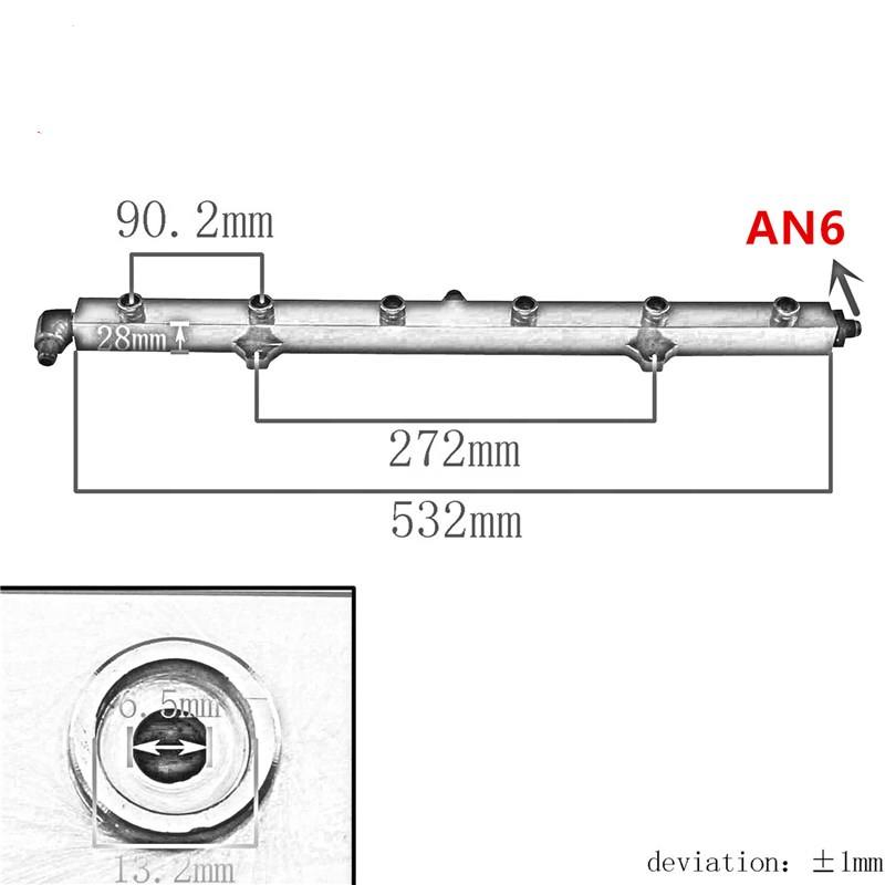 Впускной коллектор с дросселем и топливной рейкой для BMW E36 E46