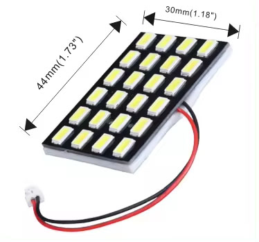 Светодиодная панель 5630 SMD 6-24, 6000K, DC12V, для авто