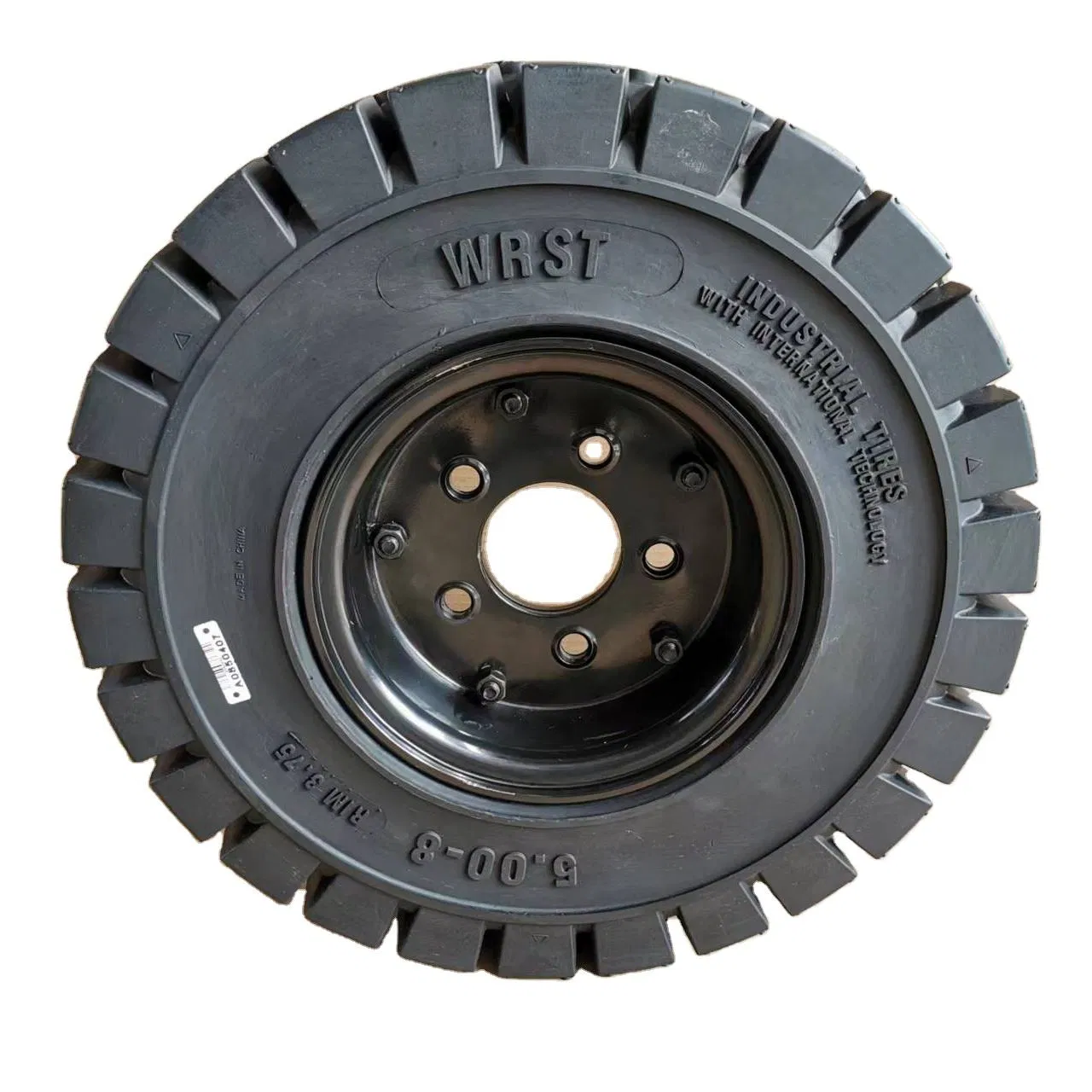 Шина вилочного погрузчика цельнолитая 6.00-9