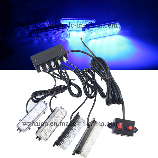 Синие светодиодные стробоскопы для авто DS868-4C-Blue