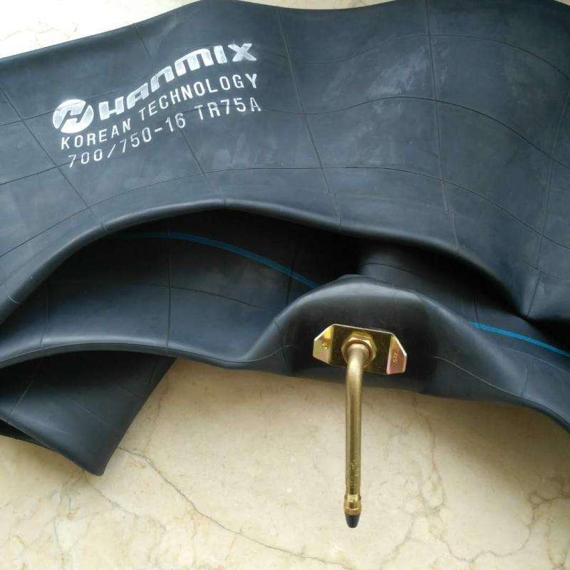 Hanmix Truck Tire Car Tyre Tube LTR Korean Technology Natural Rubber Tube 700/750-15, 700/750-16, 825-16, 900/1000-20 Butyl Inner Tube