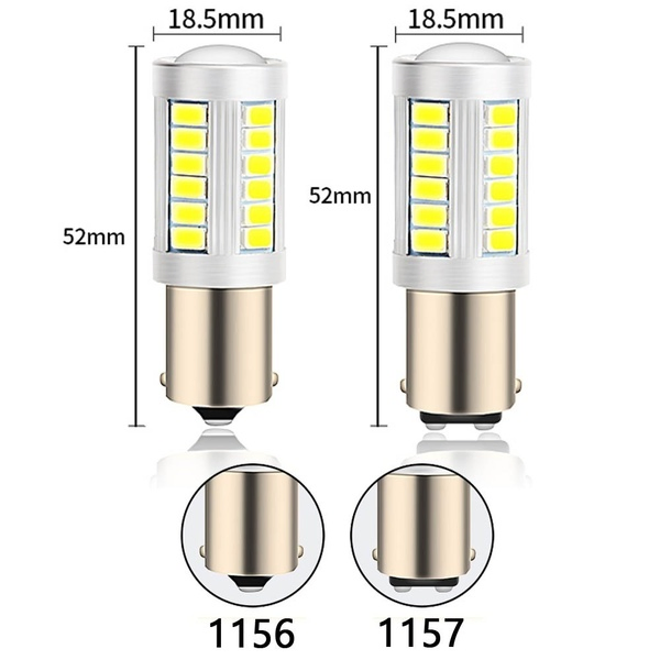 Светодиодная лампа P21W 1156 1157 33SMD 5630 для авто