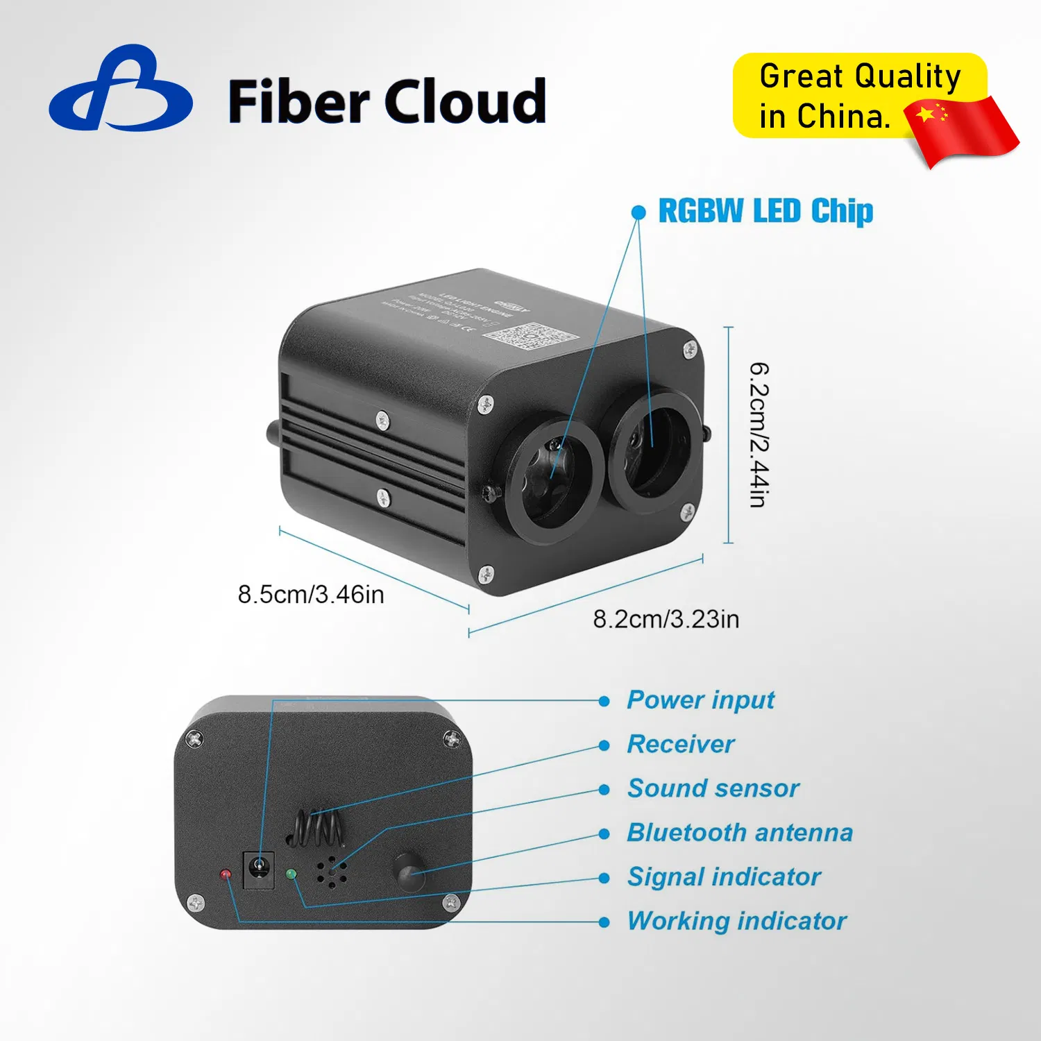 Светильник оптоволоконный Car Meteor Starry Sky с пультом