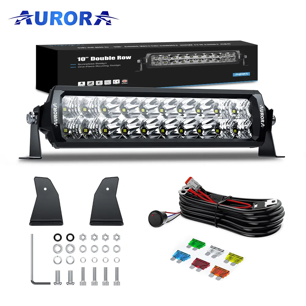 Aurora 20 40 60inch LED Auto 4X4 Dual Beam Offroad LED Light Bar