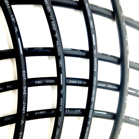 Hydraulic Brake Hose for Automobile Parts with 1/8 Hl Embossed Printings