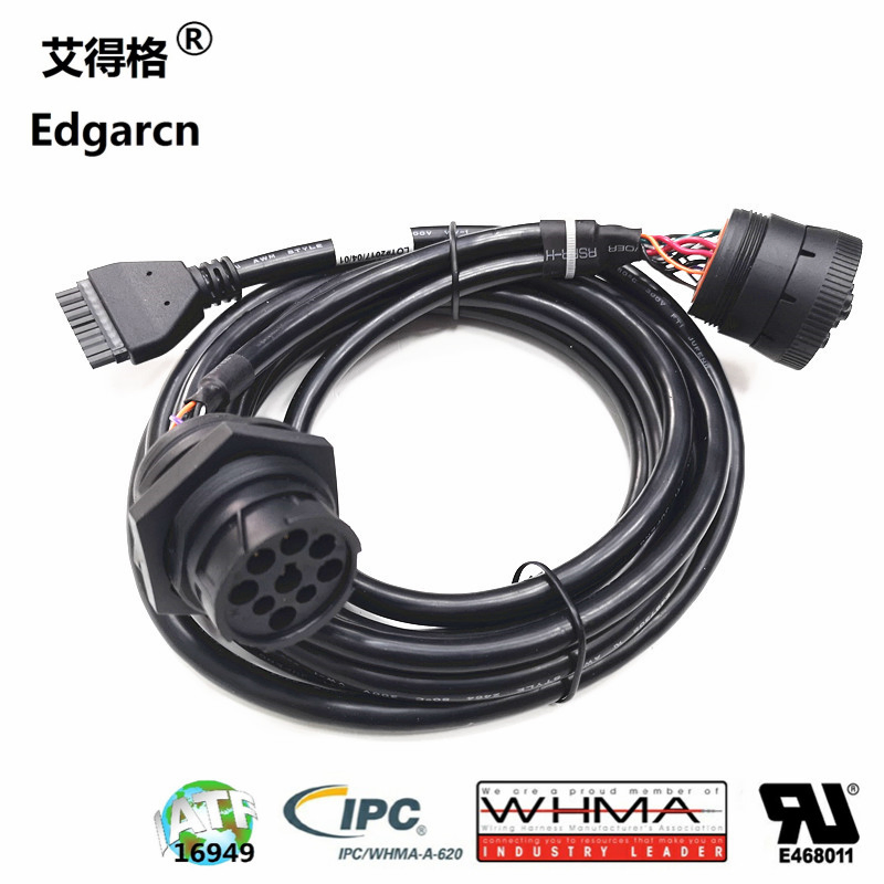 Premium Micro-Fit 3.0 to 9 Pin J1939 HD10 Wiring Harness