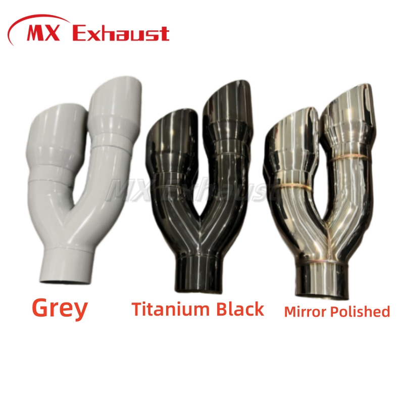 Двойные насадки на выхлопную трубу 304 нержавеющая сталь