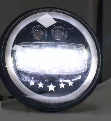 Factory Five Stars Automobiles Motorcycle 7 Inch Round LED Headlight